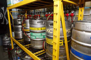 beer kegs at Navigator