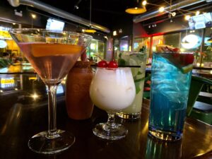 range of cocktails